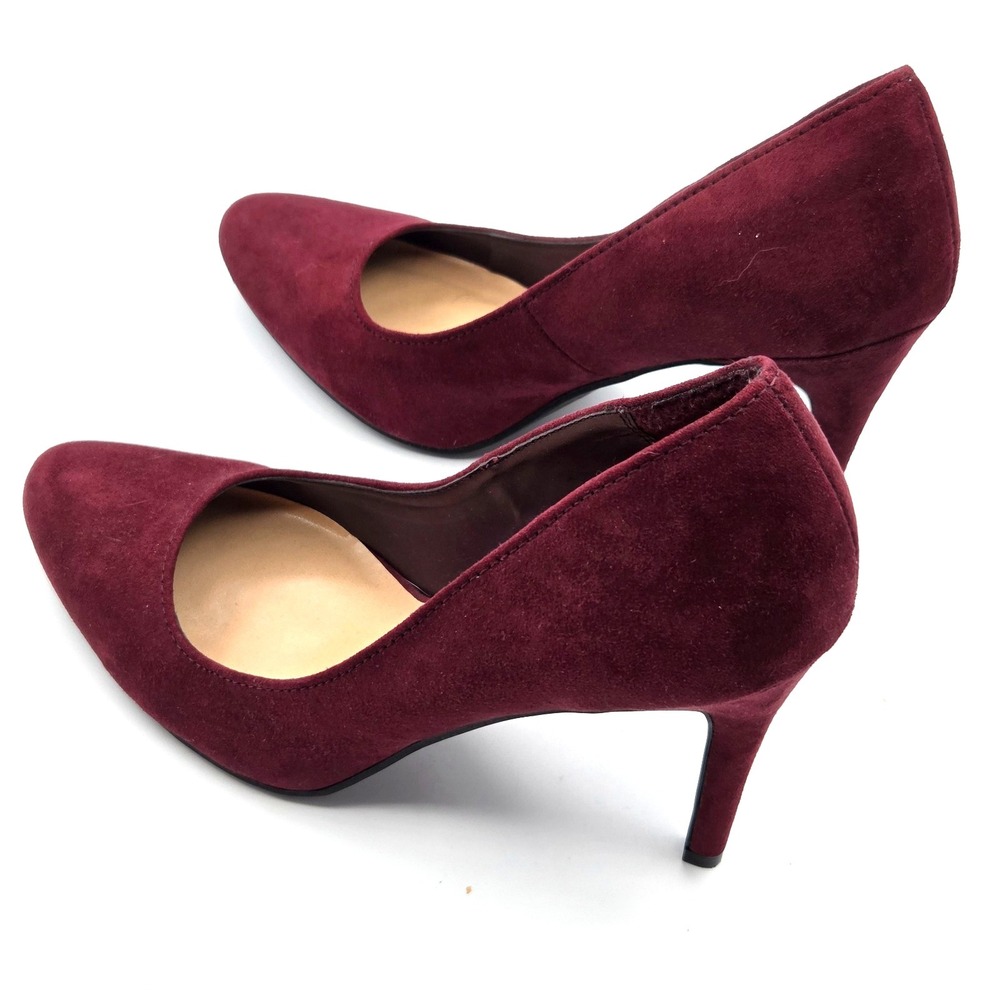 LC Lauren Conrad Shoes Womens 4" High Heel Pumps Slip On‎ Blossom Wine Size 7.5M